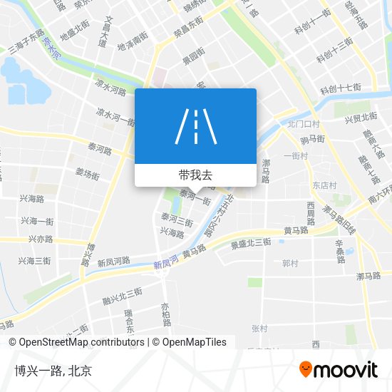 博兴一路地图
