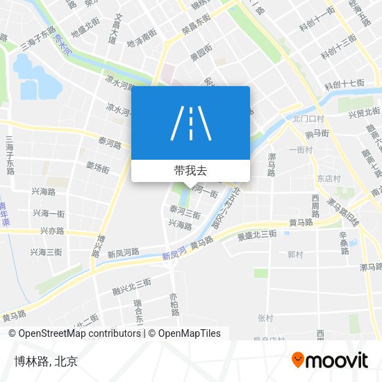 博林路地图