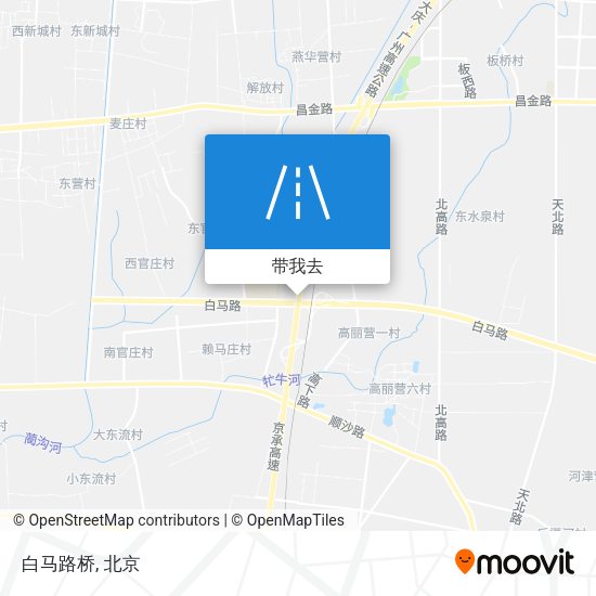 白马路桥地图