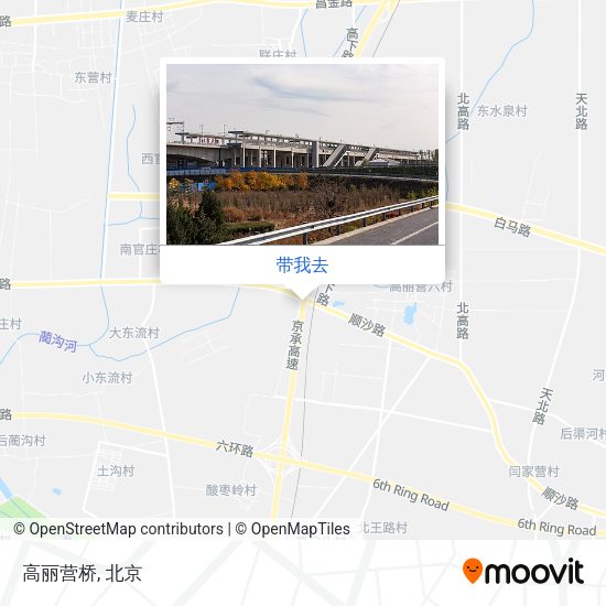 高丽营桥地图
