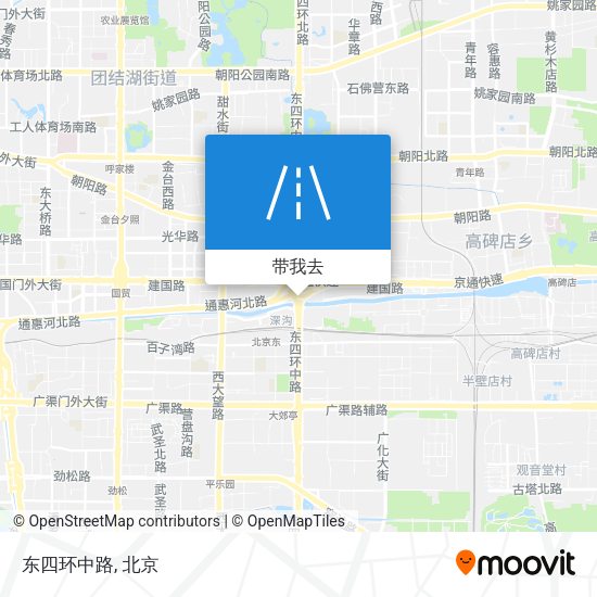 东四环中路地图
