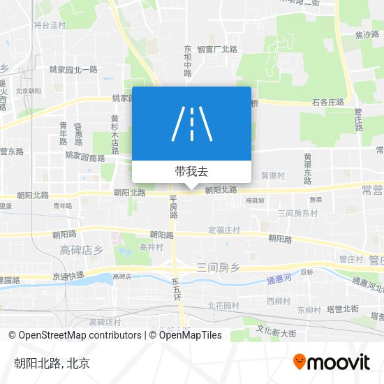 朝阳北路地图