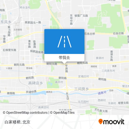 白家楼桥地图