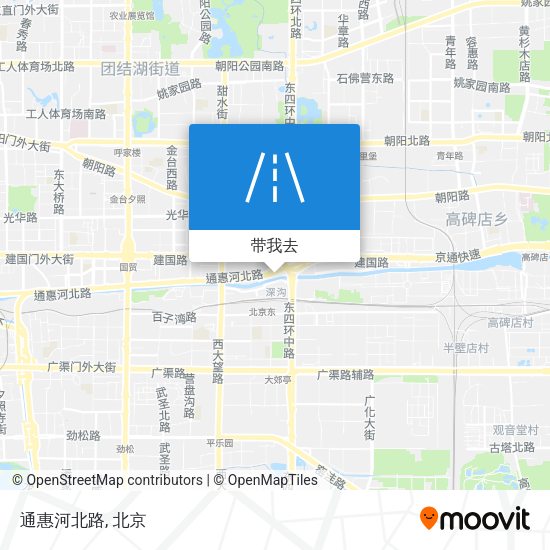 通惠河北路地图