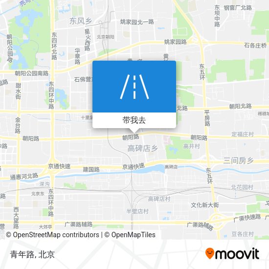 青年路地图