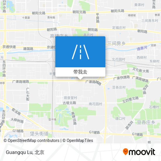 Guangqu Lu地图