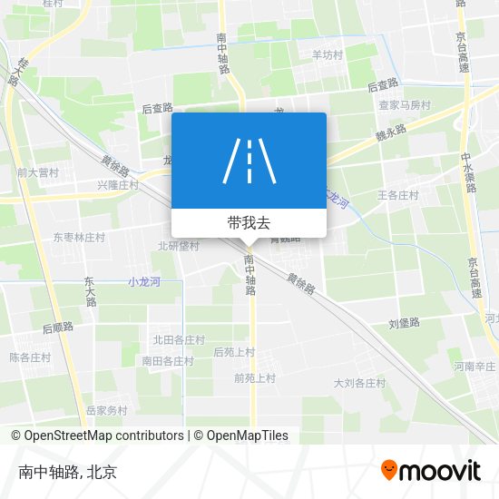 南中轴路地图