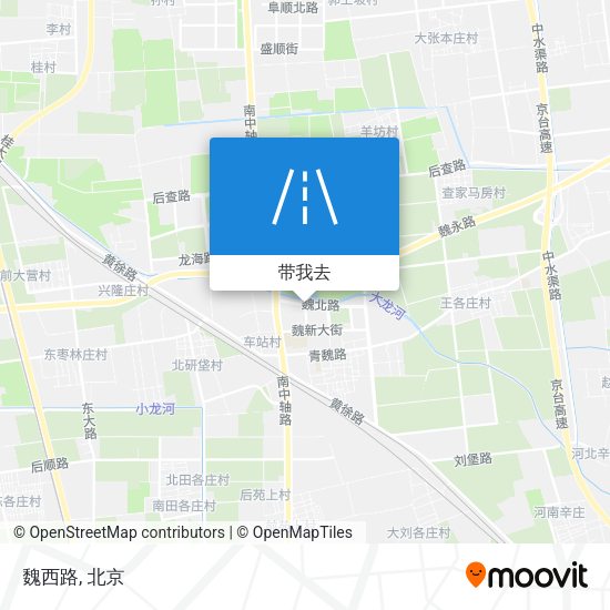 魏西路地图