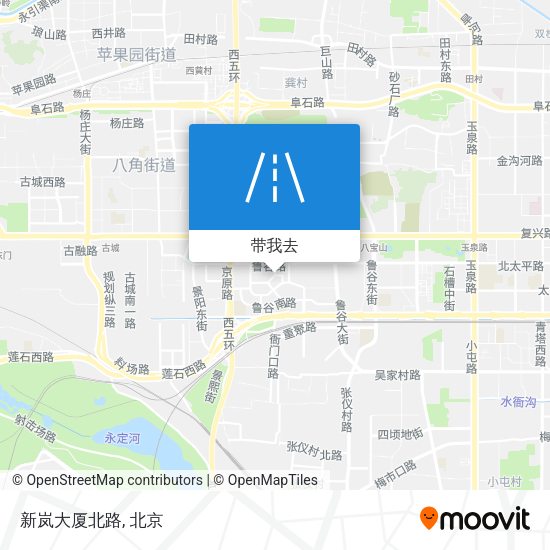 新岚大厦北路地图