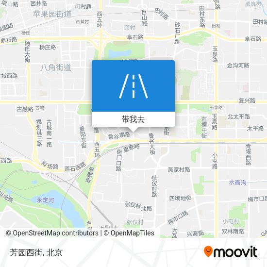 芳园西街地图