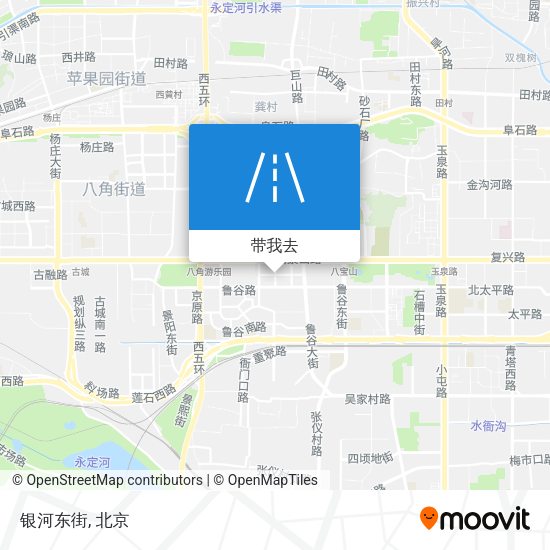 银河东街地图