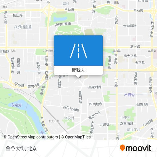 鲁谷大街地图