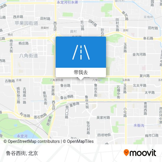 鲁谷西街地图