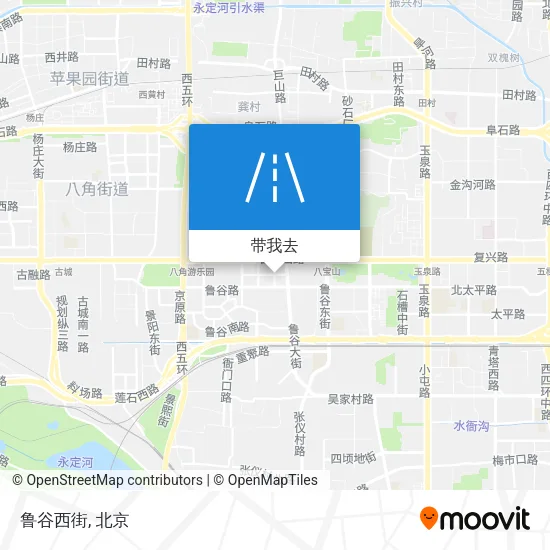 鲁谷西街地图