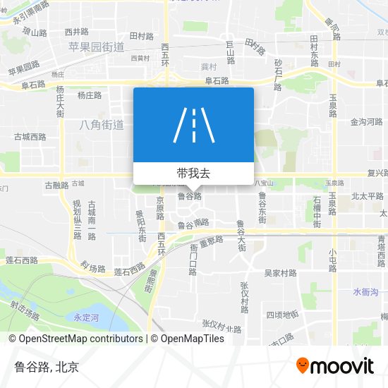 鲁谷路地图