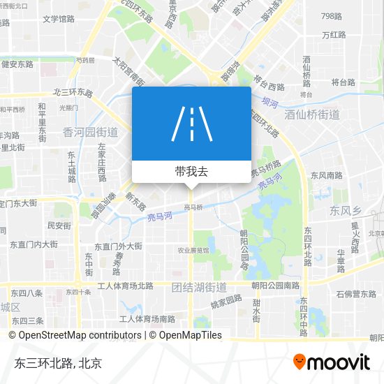 东三环北路地图