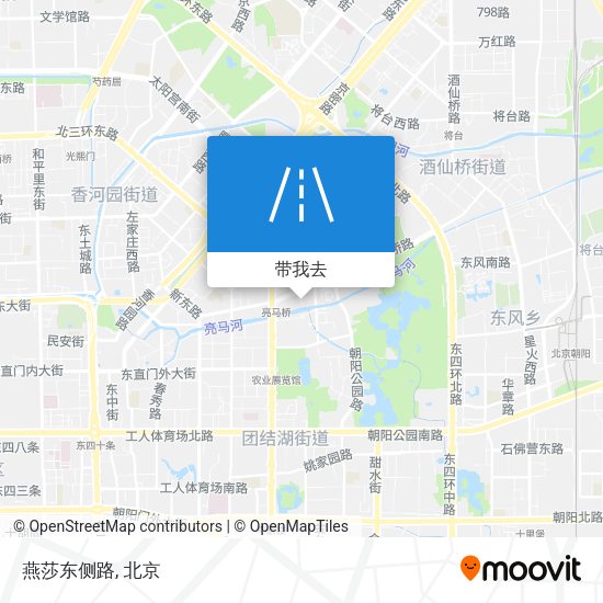 燕莎东侧路地图