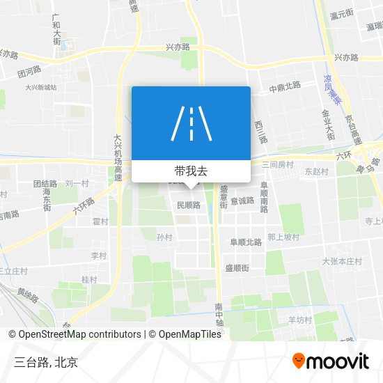 三台路地图