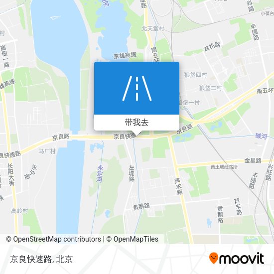 京良快速路地图