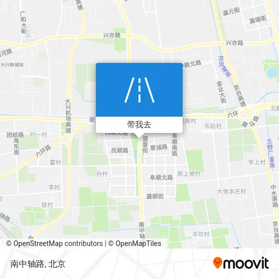 南中轴路地图