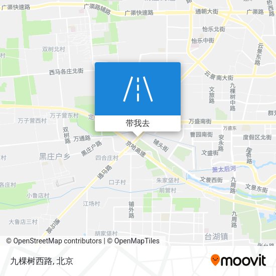 九棵树西路地图