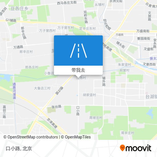 口小路地图