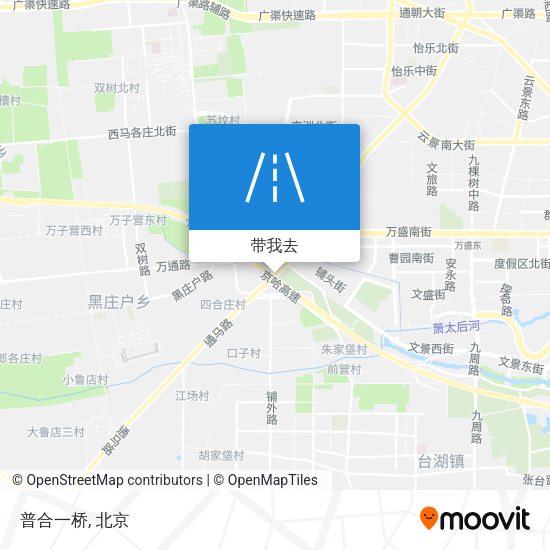 普合一桥地图
