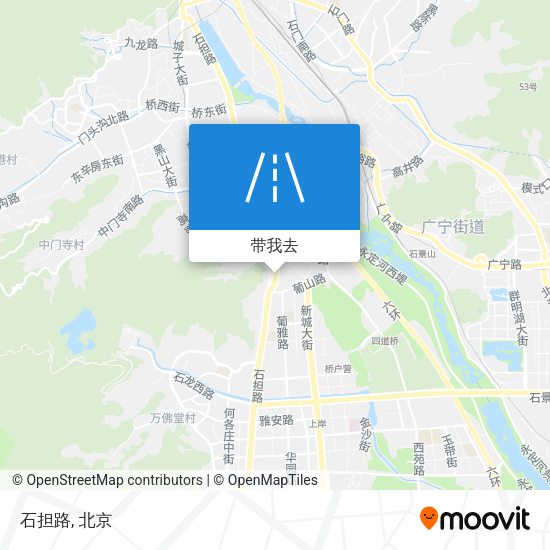 石担路地图