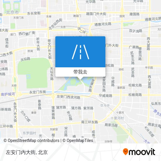 左安门内大街地图