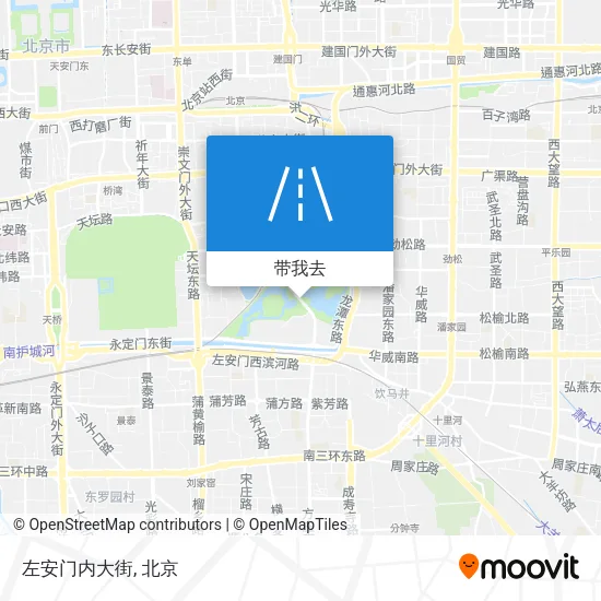 左安门内大街地图