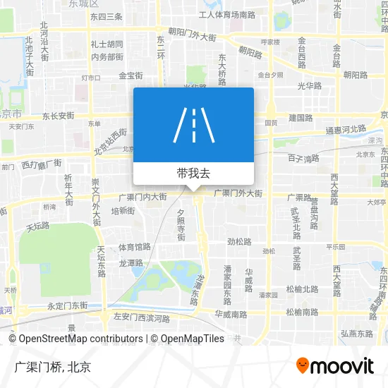 广渠门桥地图