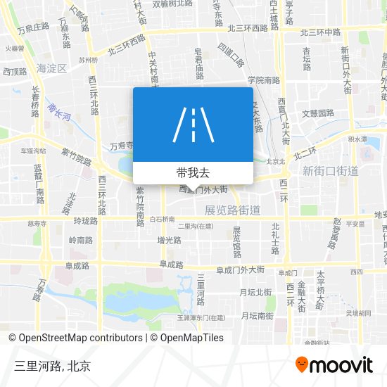 三里河路地图
