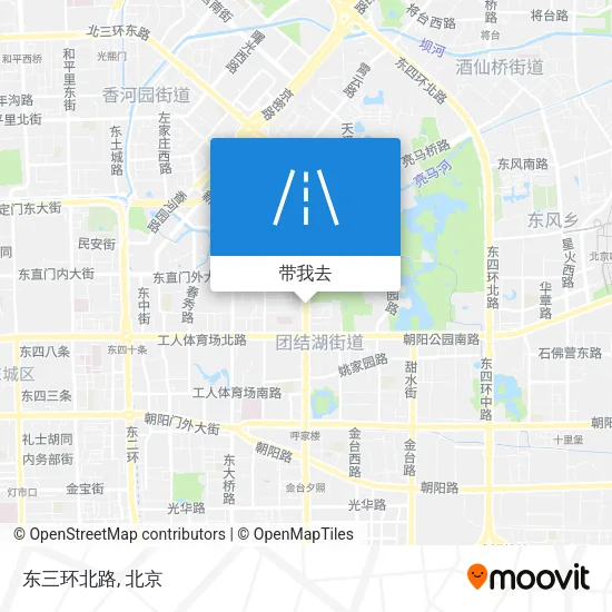 东三环北路地图