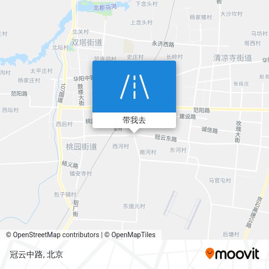 冠云中路地图