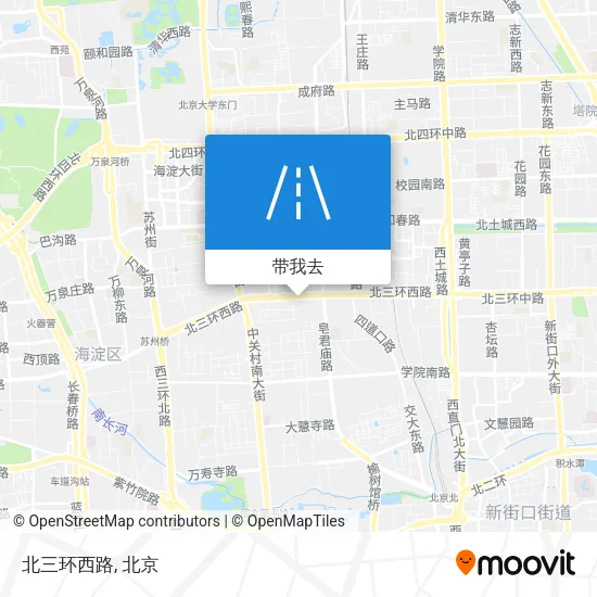 北三环西路地图