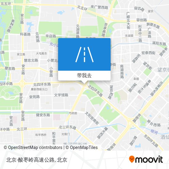 北京-酸枣岭高速公路地图