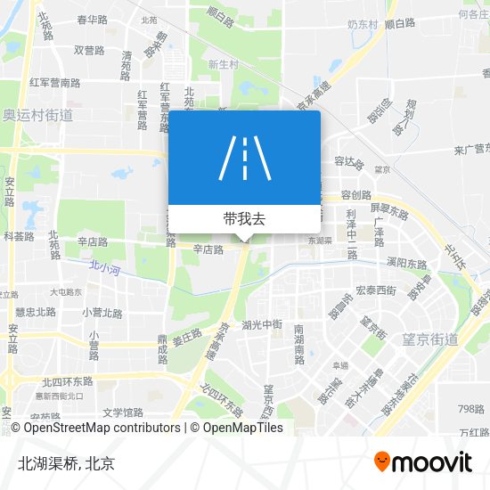 北湖渠桥地图