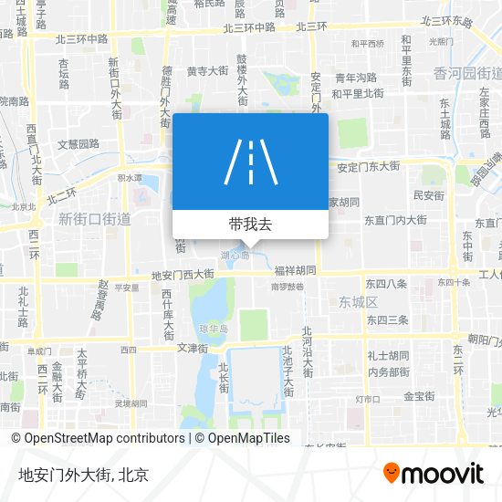 地安门外大街地图