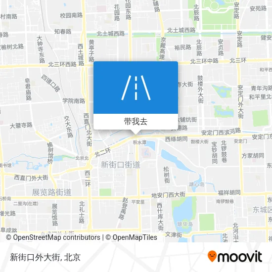 新街口外大街地图