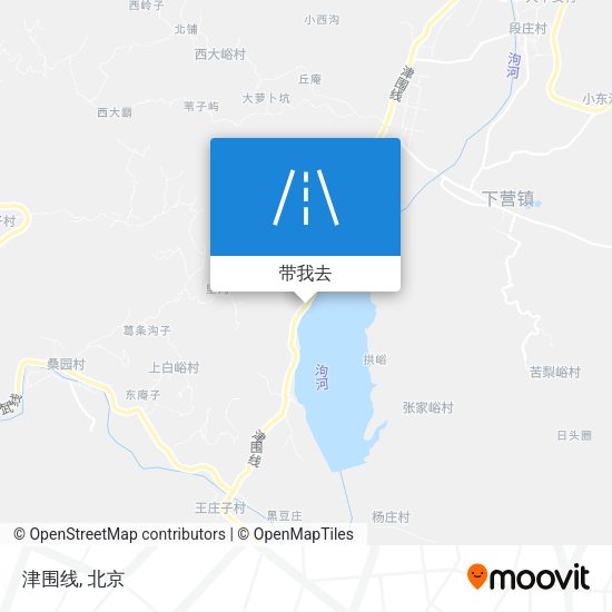 津围线地图