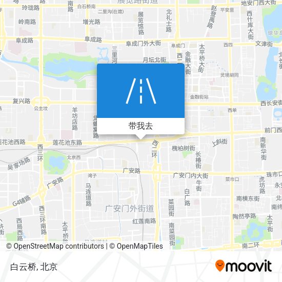 白云桥地图