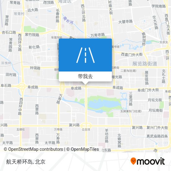 航天桥环岛地图