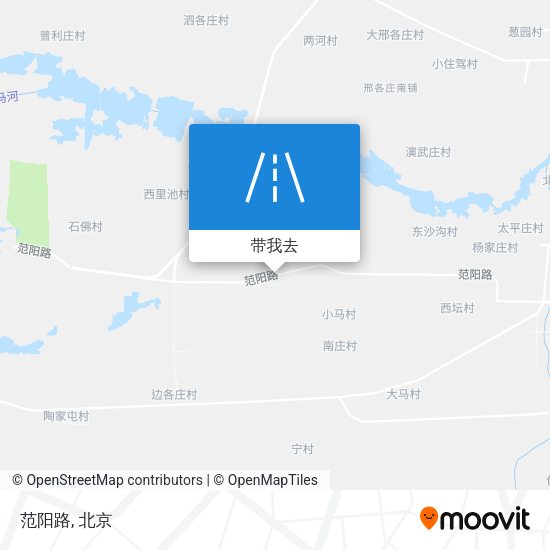范阳路地图