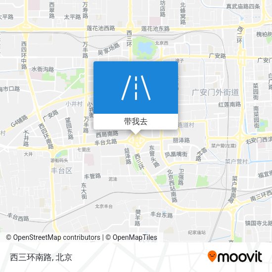 西三环南路地图