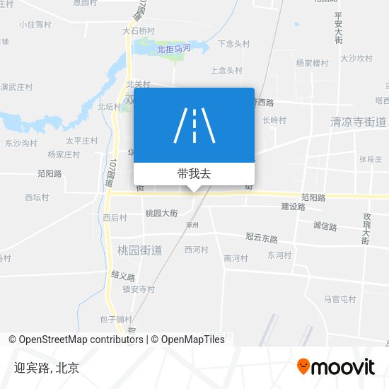 迎宾路地图