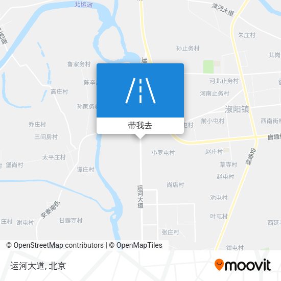 运河大道地图