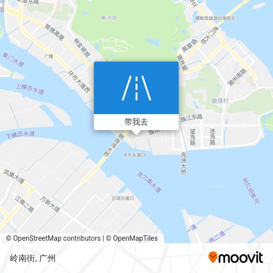 岭南街地图