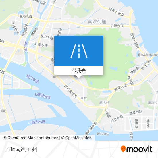 金岭南路地图