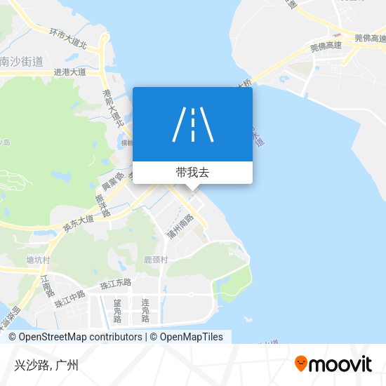 兴沙路地图