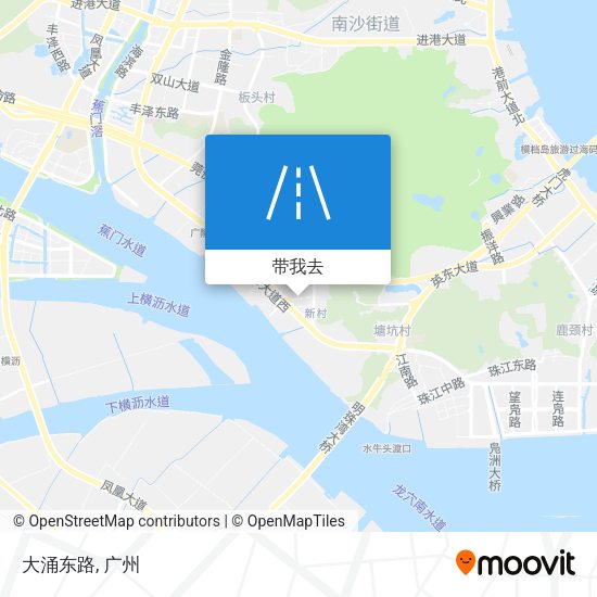 大涌东路地图